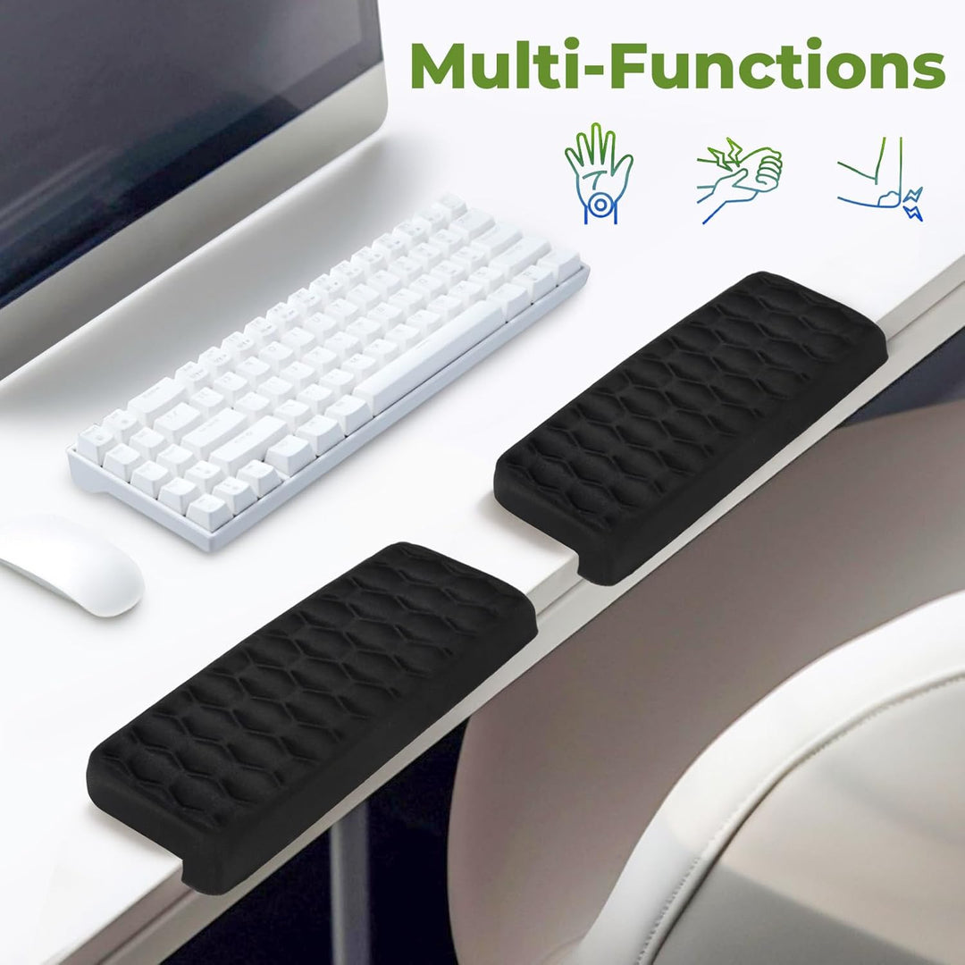 L-förmige Schreibtisch EdgeRest 2er-Set Handballenauflage Tastatur Armauflage Schreibtisch 30cm Schr