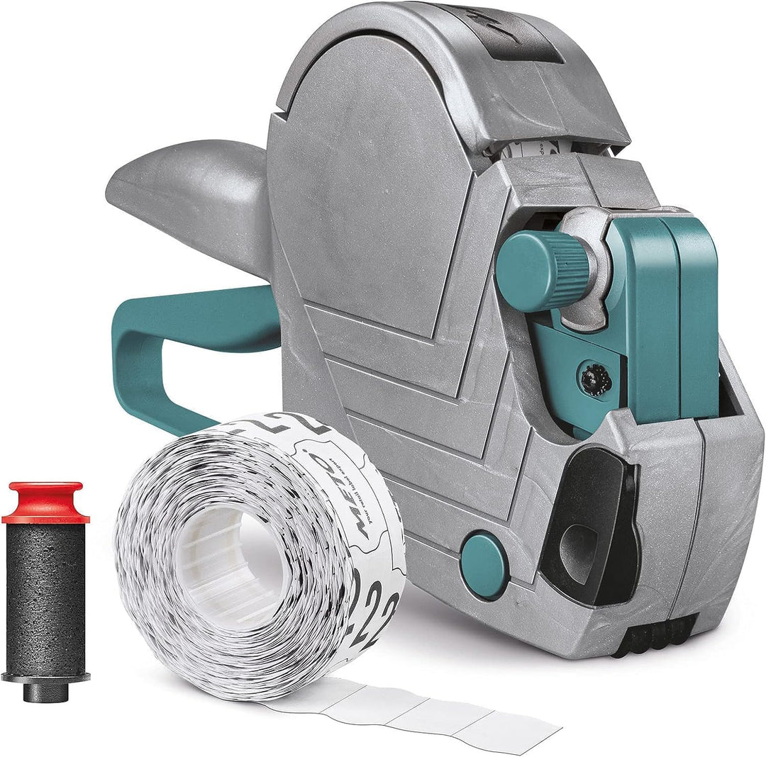 Original Meto Basic S Preisauszeichner Set Osteuropa – Preis, Datum, MHD (1-zeilig, 8-stellig, 22x12