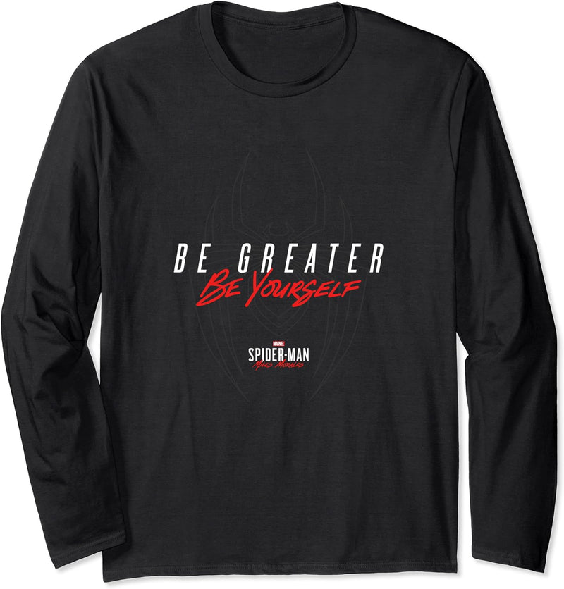 Marvel Spider-Man: Miles Morales Be Greater Be Yourself Langarmshirt