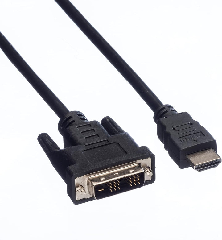 VALUE Kabel DVI (18+1) ST - HDMI ST, schwarz, 10 m, 10 m