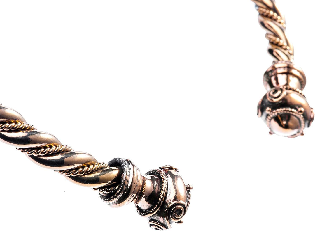 Windalf Kelten Männer Torques THÛRIN Ø 15 cm Massiver Halsring Paganschmuck Celtic Art Handarbeit au