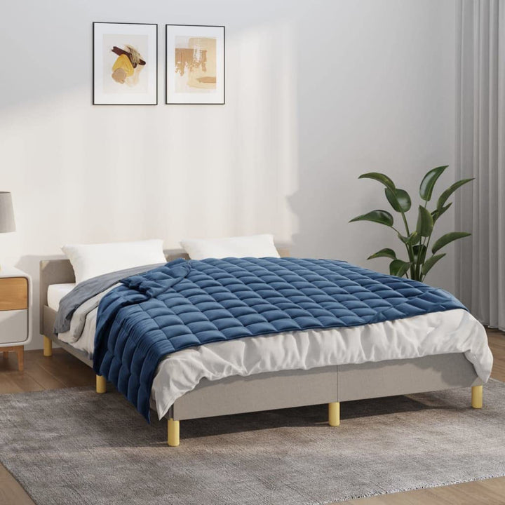 Gecheer Gewichtsdecke Blau 135x200 cm 10 kg Stoff 135x200cm;1;10 kg Blau, 135x200cm;1;10 kg Blau
