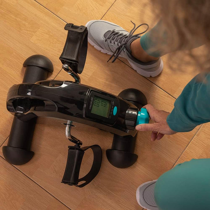 Cecotec Statisches Fahrrad Drumfit Crossfit 1000 Eolo. Manuell Einstellbarer Luftwiderstand, Ventila