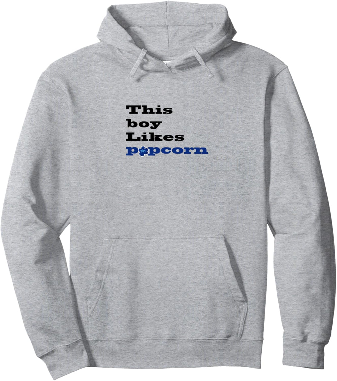 Junge mag Popcorn Leckeres Popcorn und Filme Pullover Hoodie