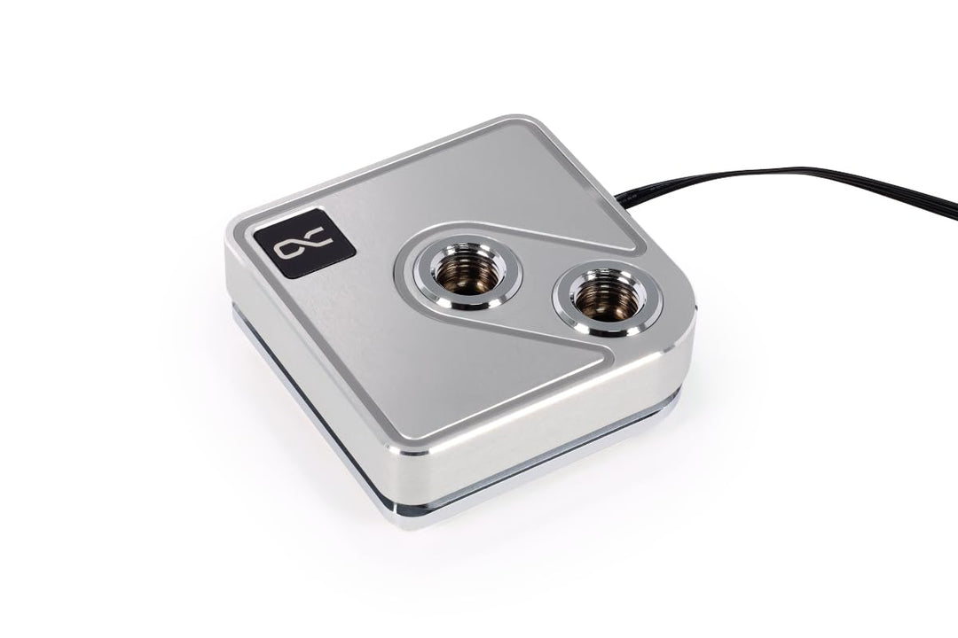 Alphacool Core 1 Aurora CPU-Wasserkühlung kompatibel mit Intel LGA 1700, AMD AM4 / AM5, Silver, Silv