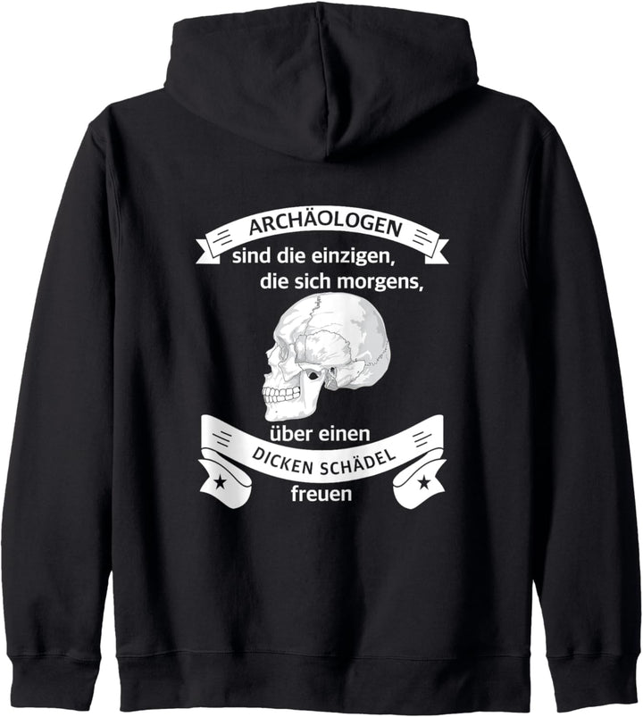 Archäologen Schädel | Geschenk für Archäologie Studenten Kapuzenjacke