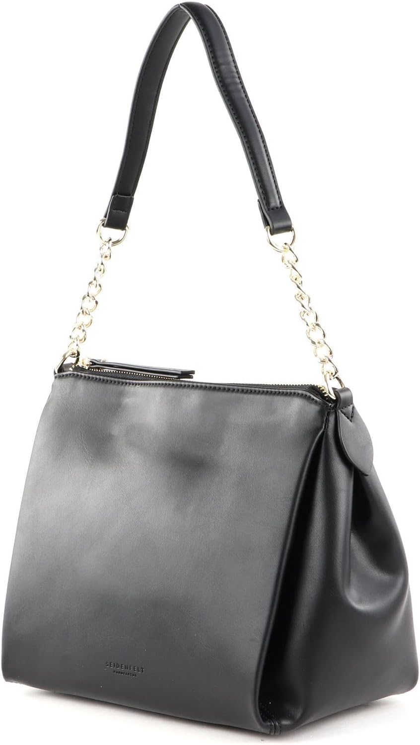 SEIDENFELT MANUFAKTUR Bjerka Hobo Black/Gold