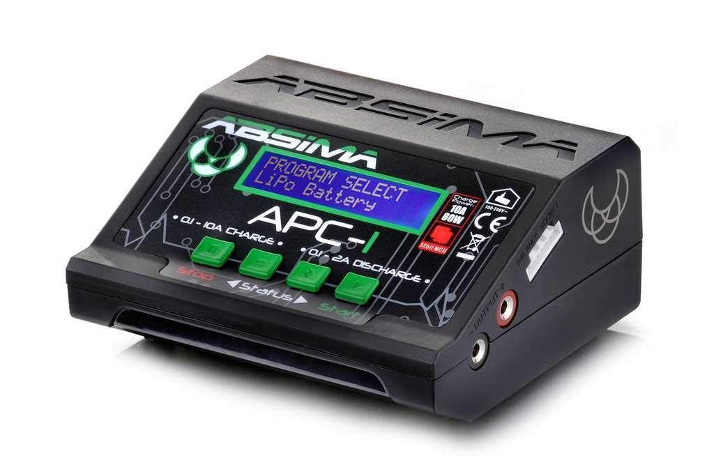 Absima 4000013 4000013-Absima Multifunktionsladegerät APC-1-Zubehör RC Autos, Mehrfarbig