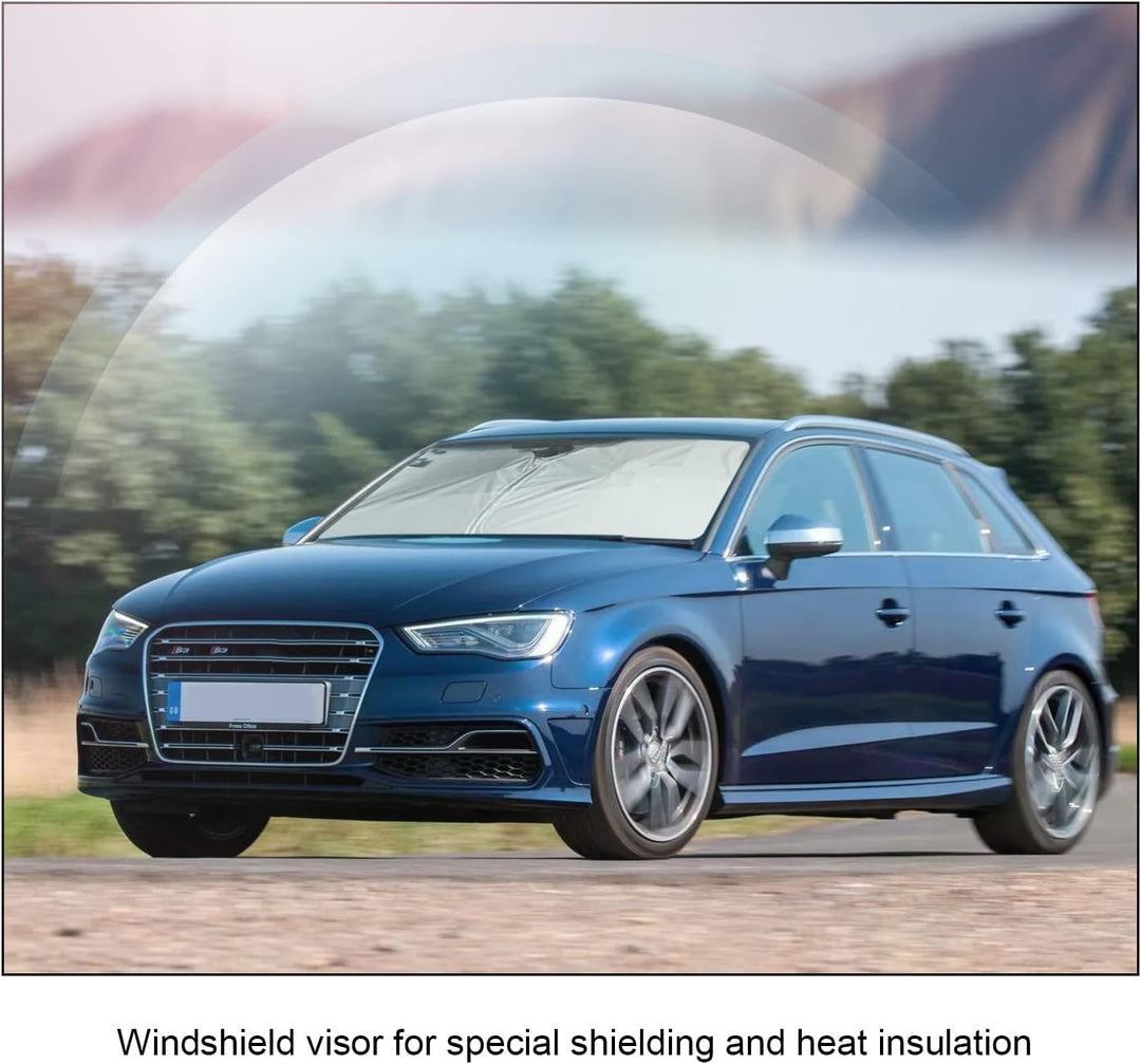 BIXUAN Sonnenschutz kompatibel mit Audi A3 8V S RS 2014-2020 Windschutzscheibe für das Auto Frontsch