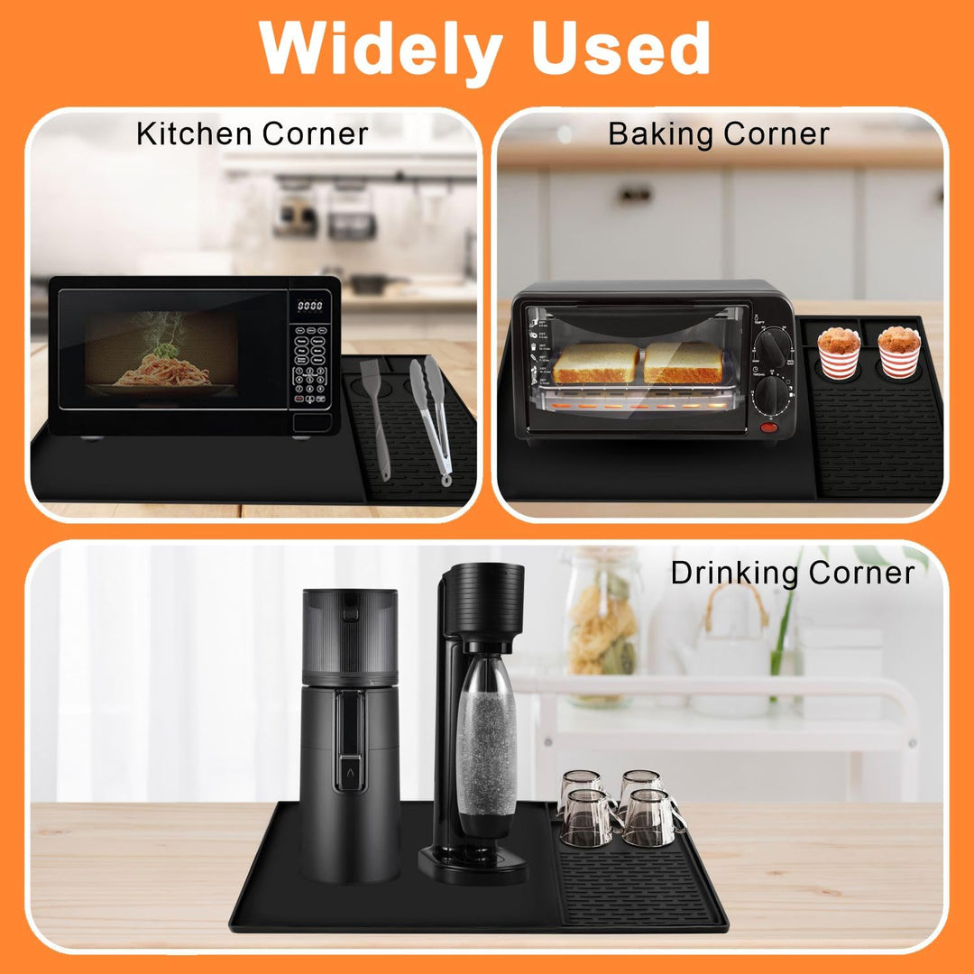 Heissluftfritteuse Zubehör, Airfryer Zubehör Hitzeschutzmatte Silikonmatte für Ninja, Philips, COSOR