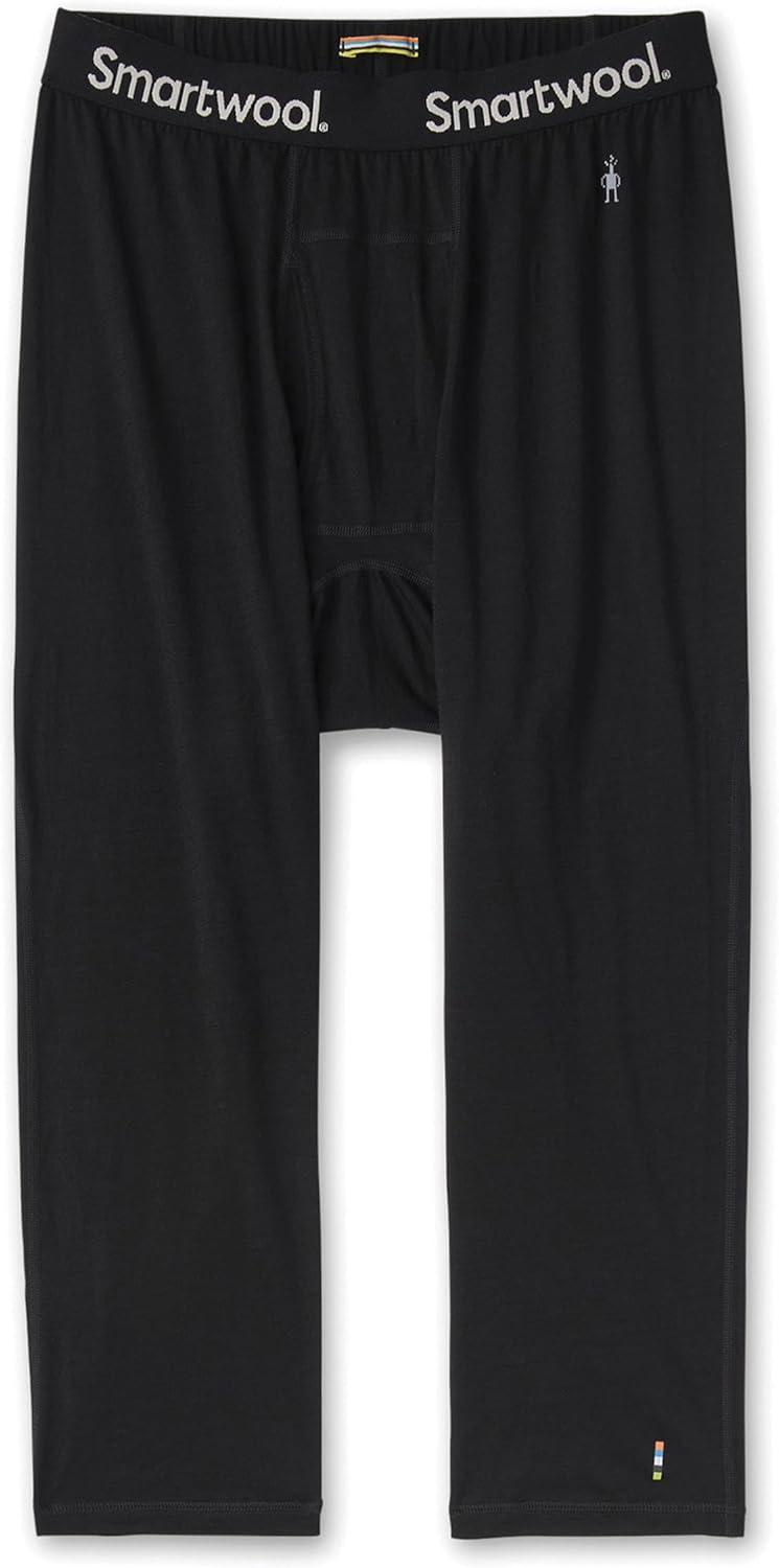 SmartWool Men's Classic All-Season Merino Base Layer 3/4 Bottom XL Schwarz, XL Schwarz