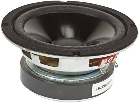 HQ-Power Lautsprecher, Subwoofer, 5, Leistung 50 W/25 W RMS, Impedanz 4 Ω, Schwarz