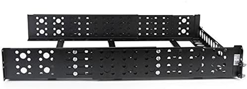 StarTech.com 2 HE Universal Server Rack Schienen - TAA-konforme Server Montageschienen mit einstellb