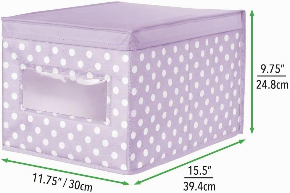 mDesign 6er-Set Aufbewahrungsbox aus Stoff – stapelbare Stoffbox zur Ablage von Kleidung oder Schuhe