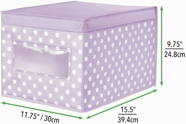 mDesign 6er-Set Aufbewahrungsbox aus Stoff – stapelbare Stoffbox zur Ablage von Kleidung oder Schuhe