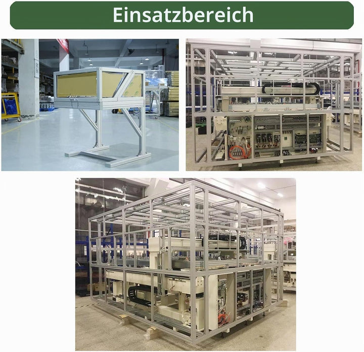 EYPINS 10 Stücke Winkelverbinder, Aluprofil 2020, 90 Grad Winkel Klammern L-Form Rechtwinklig Alumin