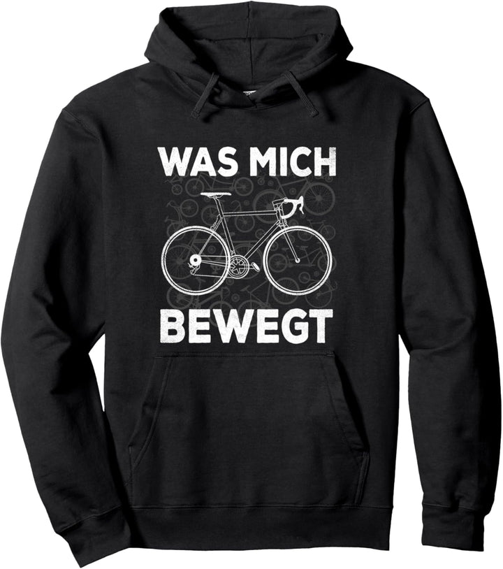 Was Mich Bewegt Radsport Lustig Radfahrer Spruch Fahrrad Pullover Hoodie