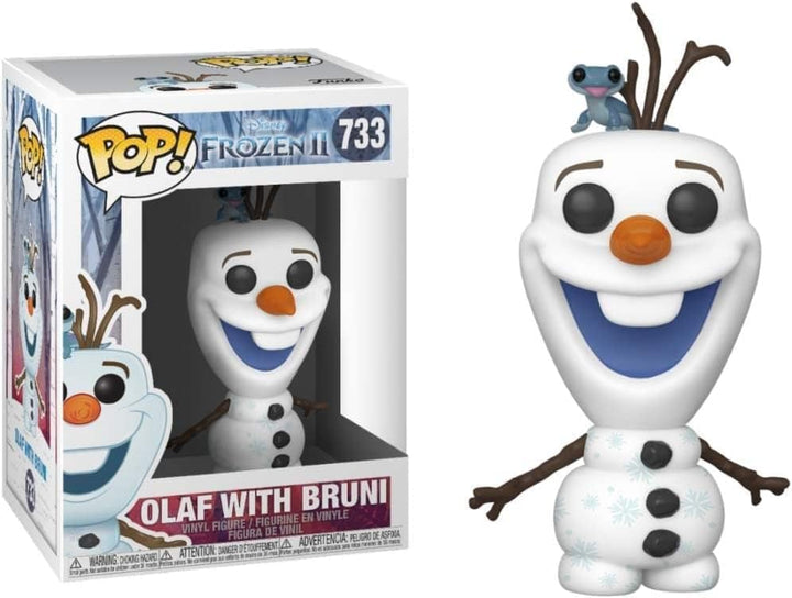 Funko Pop! Disney: Frozen 2-Olaf with Bruni - die Eiskönigin - Vinyl-Sammelfigur - Geschenkidee - Of