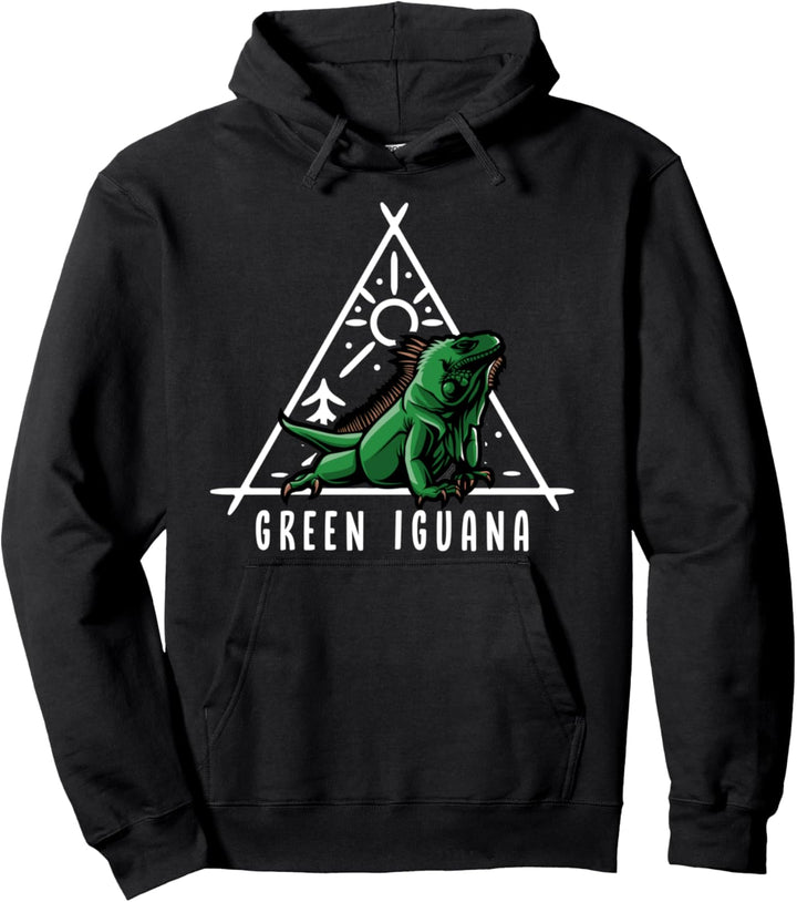 Grüne Leguan-Reptilienhalter-Eidechse Pullover Hoodie