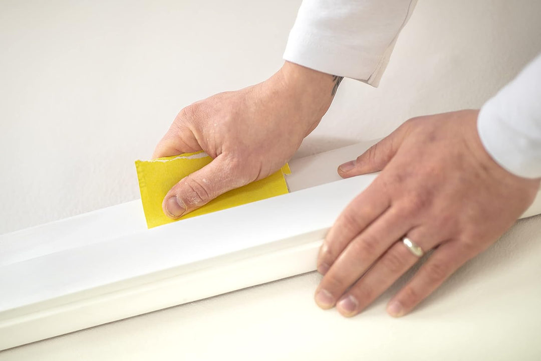 Mirka Yellow Schleifpapier Schleifrolle / 93mm x 50m / P180 / Schleifen von Hartholz, Weichholz, Far