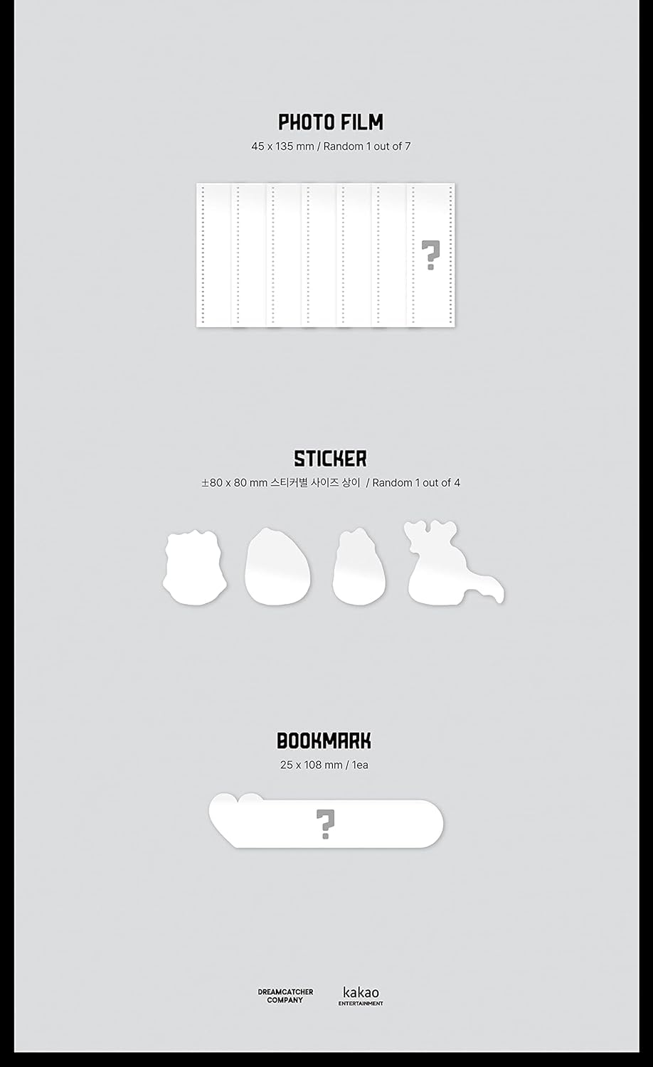 Dream Catcher Apocalypse : From us 8th Mini Album CD+Photobook+Photocard+Photo film+Sticker+Bookmark