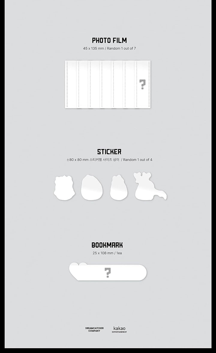 Dream Catcher Apocalypse : From us 8th Mini Album CD+Photobook+Photocard+Photo film+Sticker+Bookmark