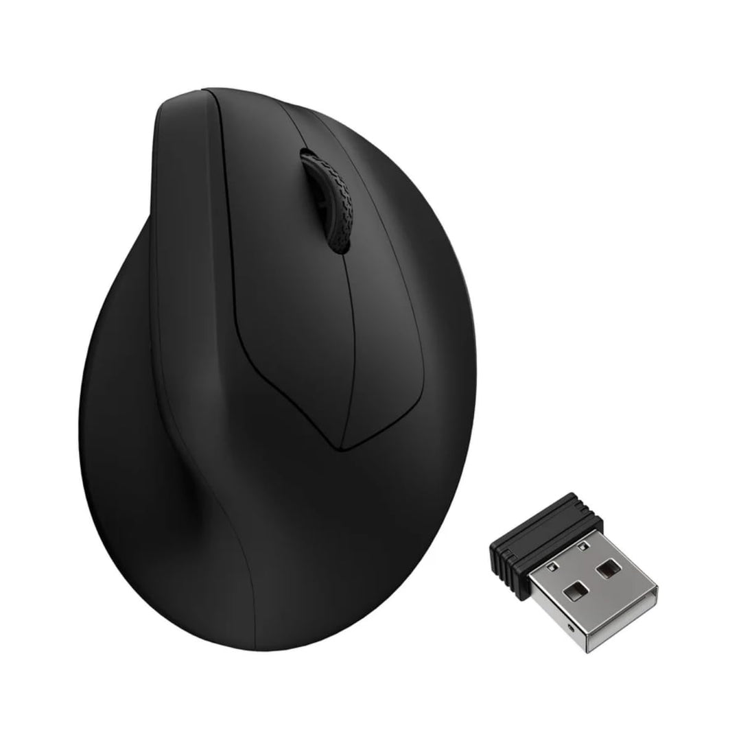 Keychron M5 Kabellose Vertikalmaus (47°) – 8K Polling Rate, PAW3950-Sensor 30.000 DPI, 3-Fach Konnek