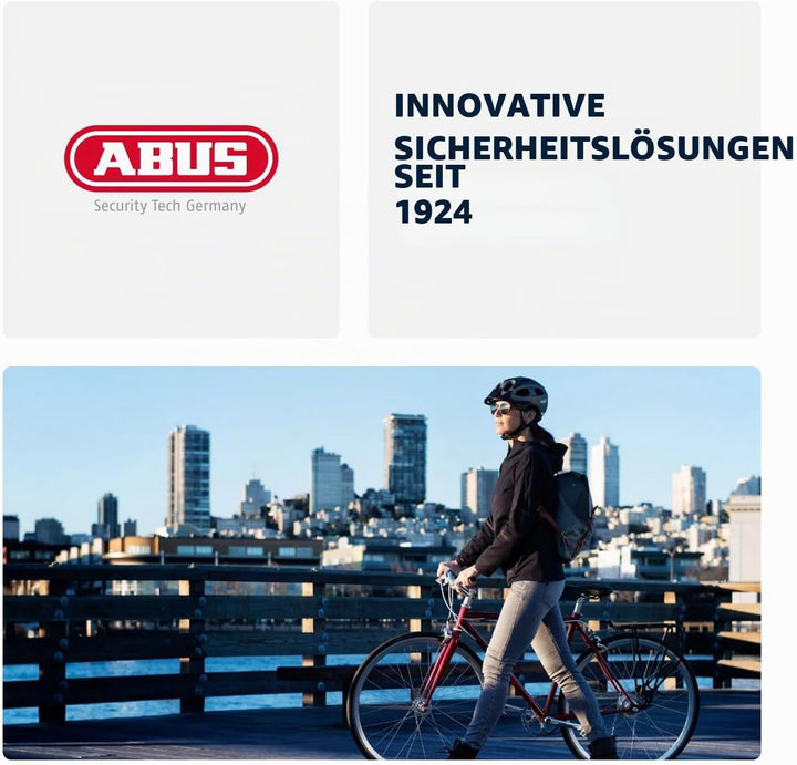 ABUS Urban Helm HUD-Y - mit magnetischem, aufladbarem LED-Rücklicht &amp; Magnetverschluss - cooler Fahr
