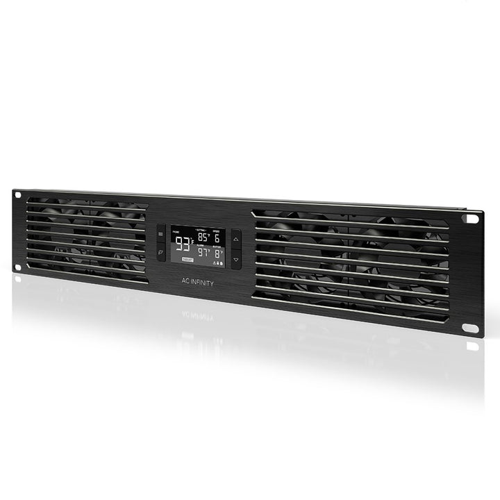 AC Infinity CLOUDPLATE T7-N, Rack-Mount Fan Panel 2U, Ansaugluft, für Kühlung AV, Heimkino, Netzwerk