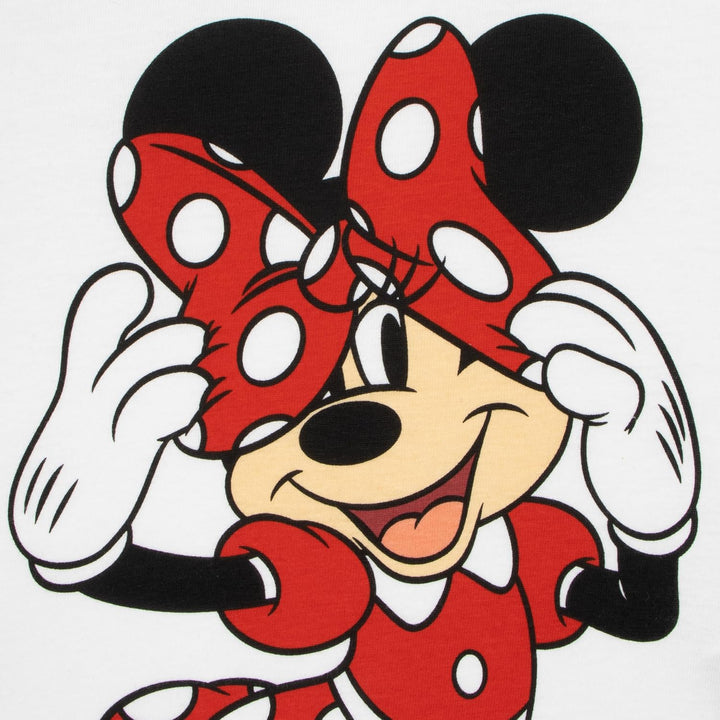 Disney Minnie Maus Schlafanzug | Baumwolle Schlafanzug Mädchen | Pyjama Kinder Lang, 92