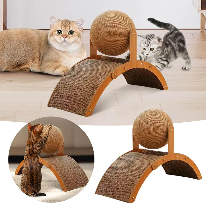 Generisch Kratzbrett für Katzen Wellpappe Sisal-Kratzbaum mit Stabiler Karton-Kratzbaum für Wohnungs