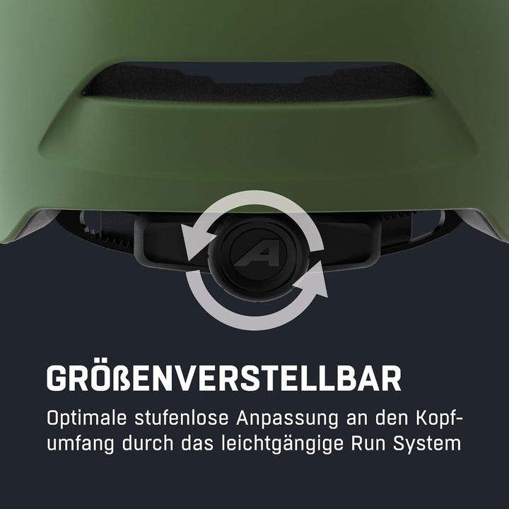 ALPINA SOHO - Extrem Robuster, Leichter & Individuell Anpassbarer Urban Fahrradhelm Für Erwachsene o