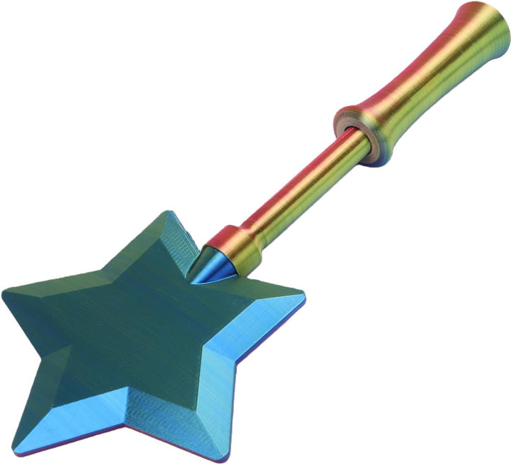 Keenso 3D-Gedruckter Kreditkartenstab PLA Fairy Pay Wand 28 X 15 cm, Ausziehbar auf 36 cm Stern Kont