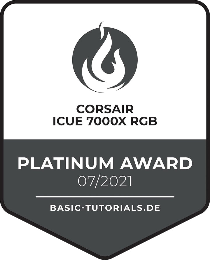 Corsair iCUE 7000X RGB Full-Tower-ATX-PC-Gehäuse (Drei Scheiben aus Gehärtetem Glas, Vier 140-mm-RGB