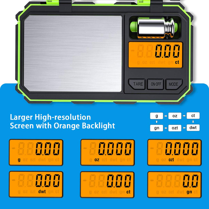 Brifit Feinwaage 0,01 g, Digitale Taschenwaage 200g/ 0,01 g Digitalwaage, Grammwaage, Goldwaage, Mün