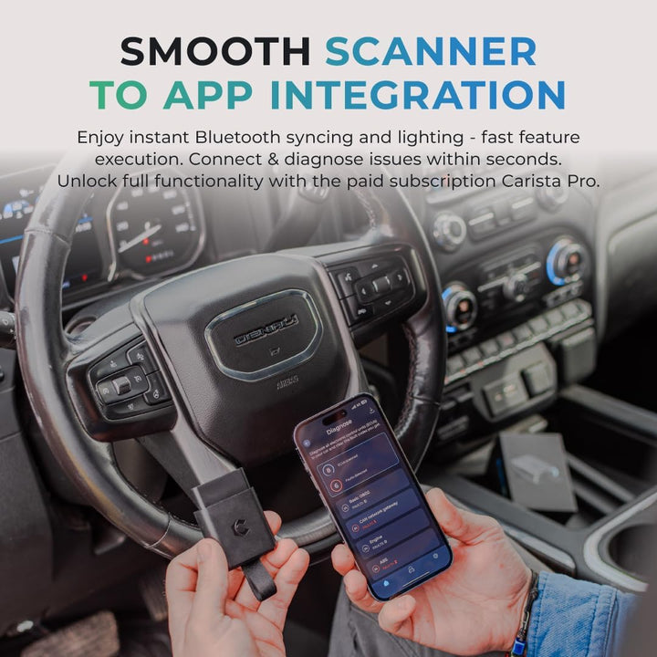 CARISTA EVO- Bluetooth Adapter: Diagnose, Anpassung, Wartung, Live-Daten, Carista EVO