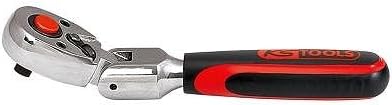 KS Tools 918.0613 1/4 Zoll CHROMEplus Steckschlüssel-Satz | inklusive Umschaltknarre, 72-Zahn | hoch