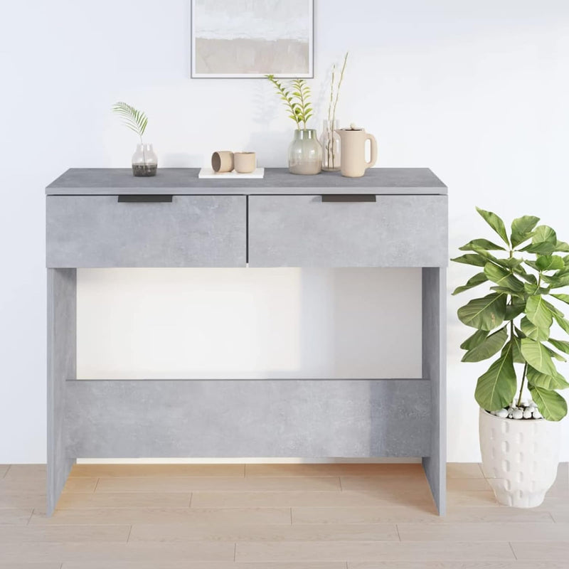 Tidyard Konsolentisch 2 Schubladen Konsole Beistelltisch Sideboard Flurtisch Ablagetisch Frisiertisc