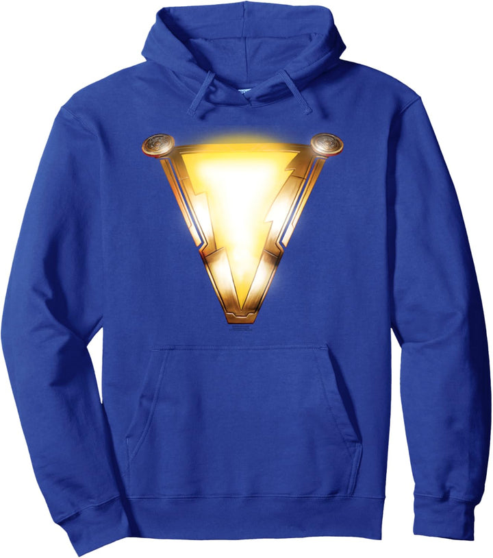 Shazam! Movie Chest Bolt Pullover Hoodie