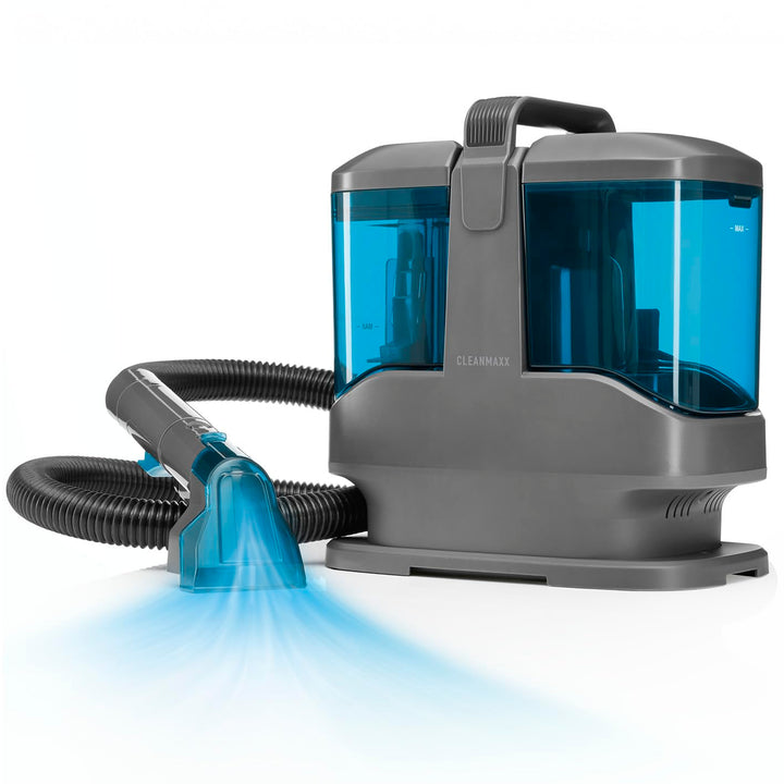 CLEANmaxx Polsterreiniger Gerät Kompakt Pro | Nasssauger &amp; Teppichreiniger in einem | 13 kPa Waschsa