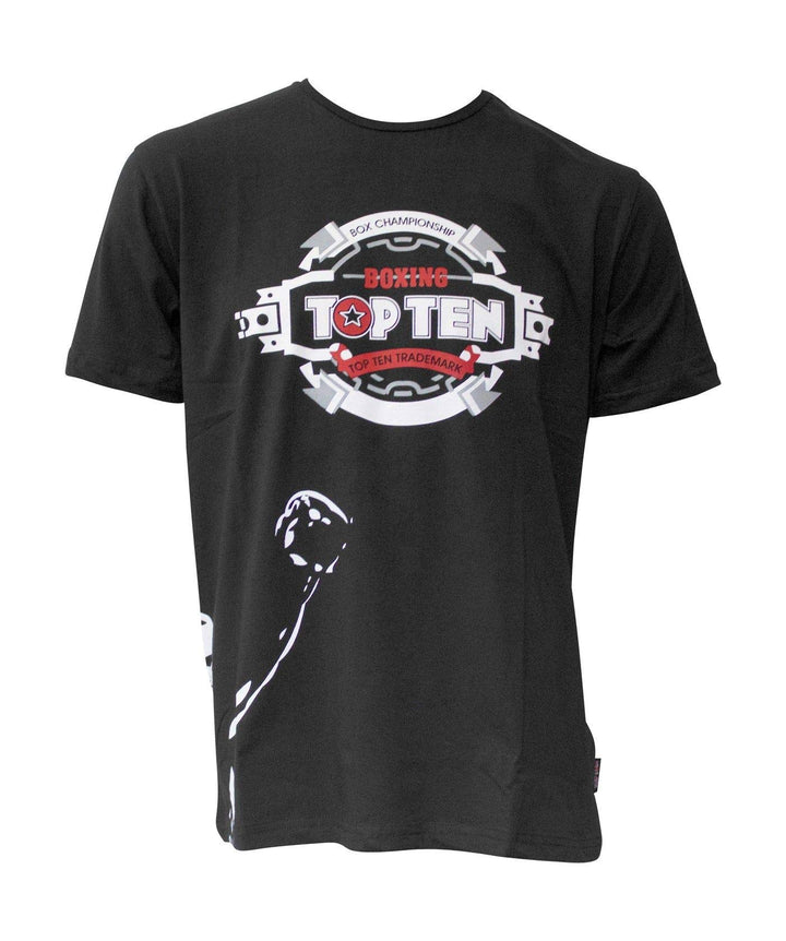 T-Shirt „Fighter“ Schwarz XL, Schwarz XL
