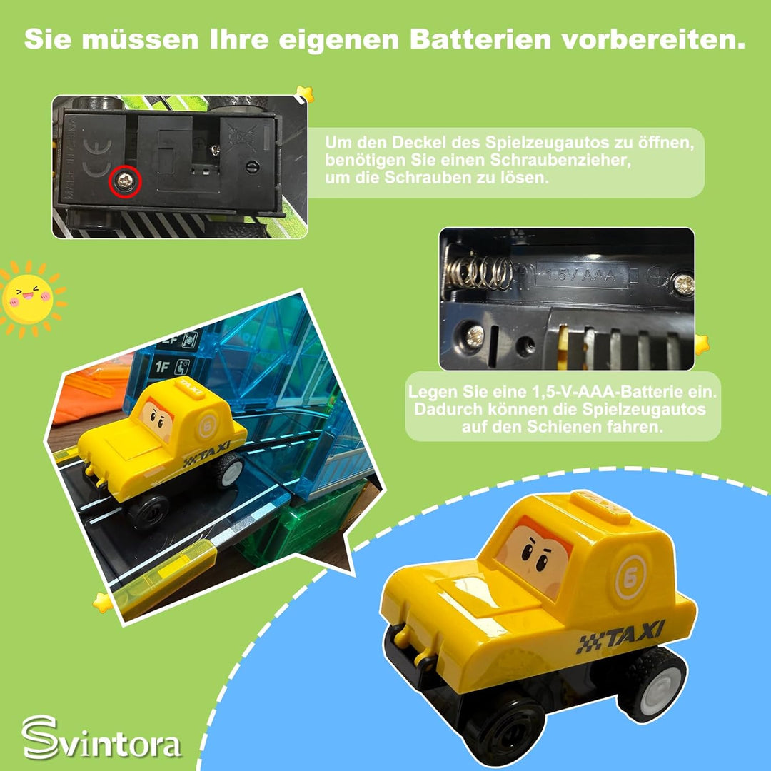 Magnetische Bausteine Spielzeug Set, STEM Montessori Spielzeug, 30 Teile Magnetbausteine für Kinder