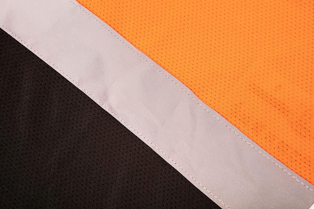 NEO TOOLS Profi Warnschutz T-Shirt Kurzarm Arbeitsshirt Arbeits warnshirt reflektierende Zonen Warns
