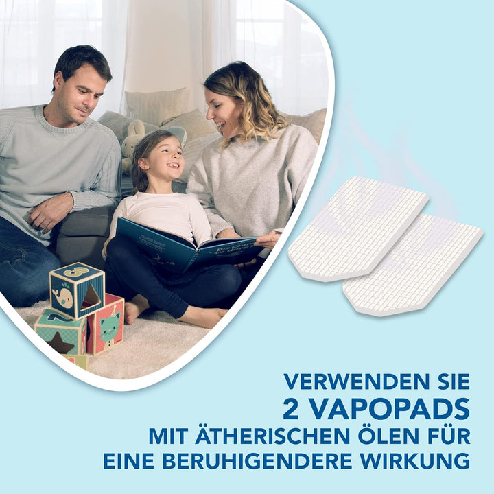 Wick Warmluft-Luftbefeuchter – 3,8-l-Wassertank – Angenehmerer Schlaf und leichteres Atmen – Bis zu