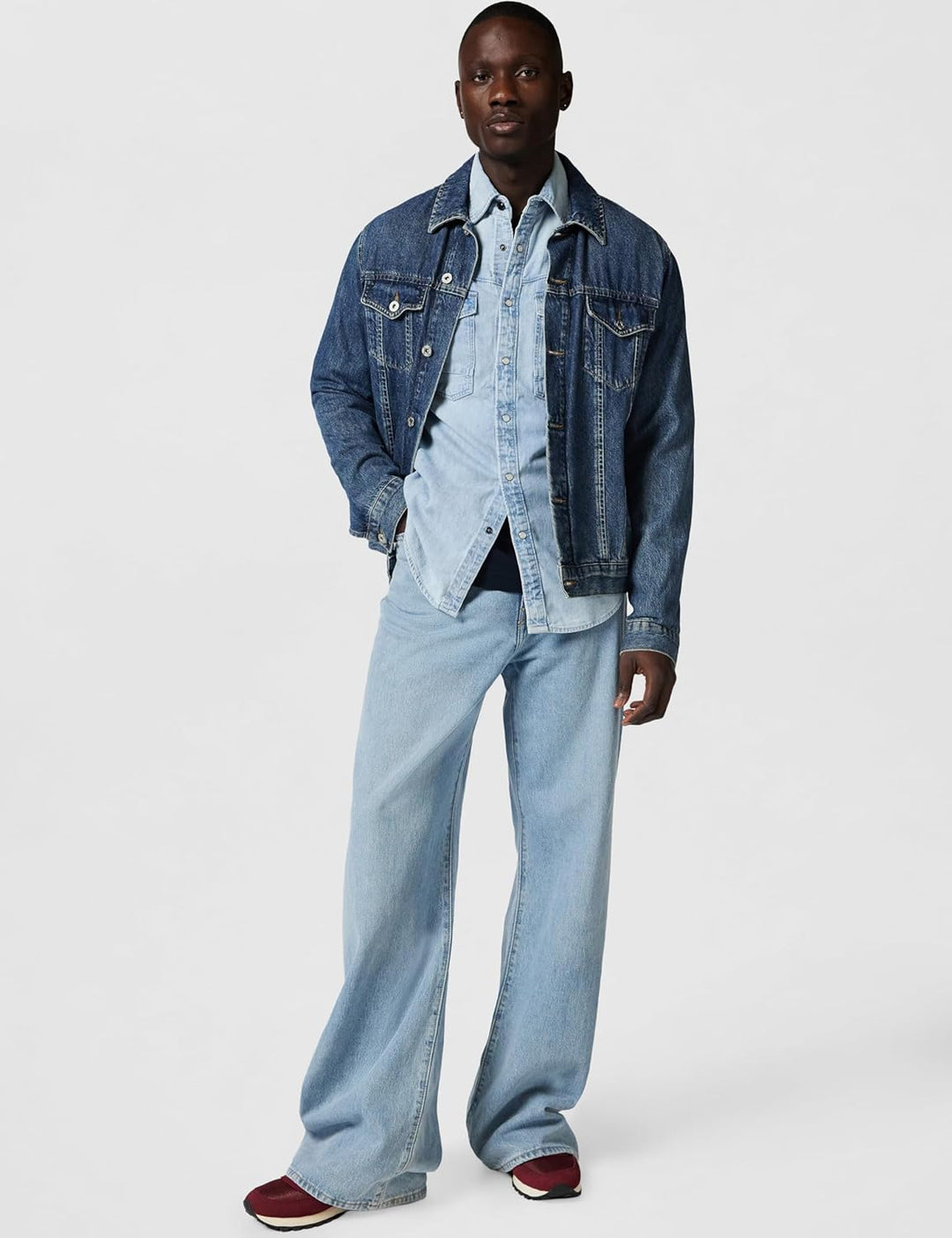 G-STAR Herren Slim Denim Hemd Shirts XS Blau (Sun Faded Blue Mist D23616-d252-g342), XS Blau (Sun Fa