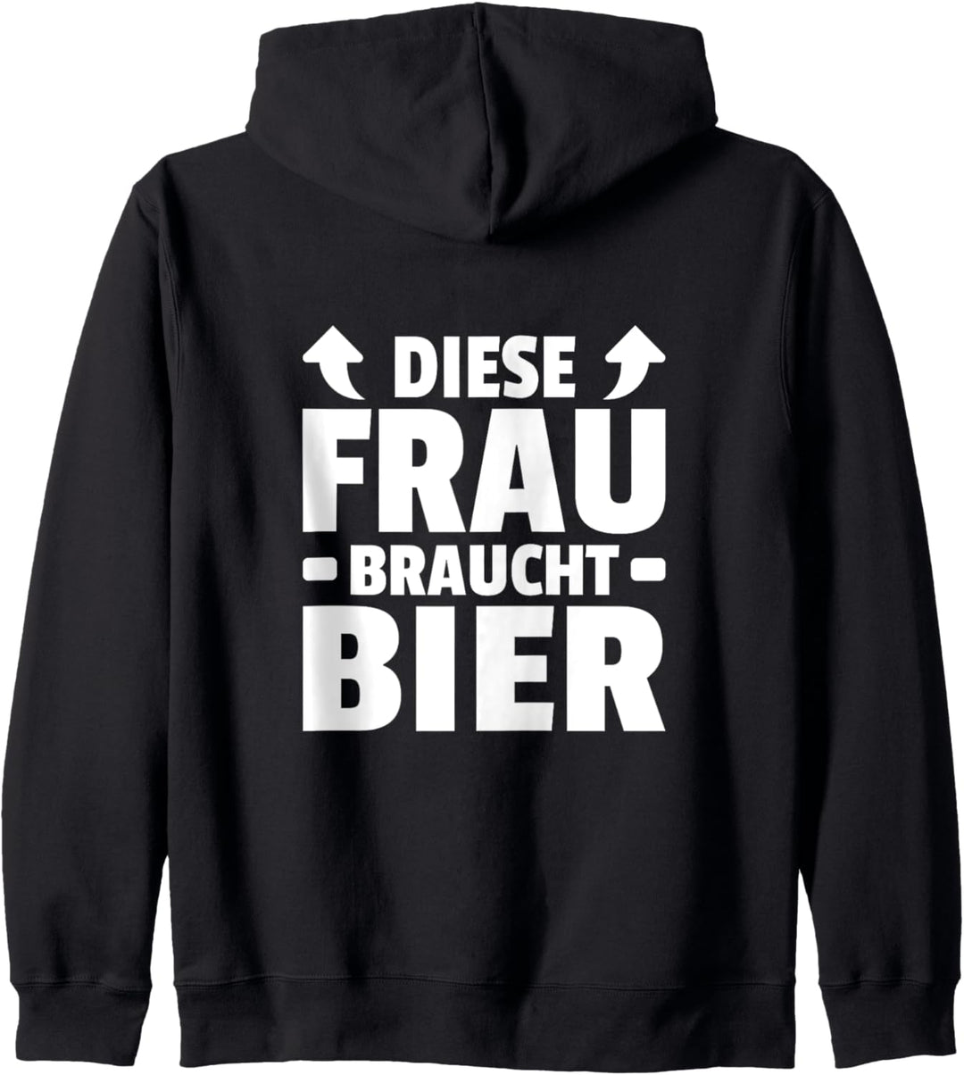 Diese Frau Braucht Bier Trinker Lustiges Sprüche Kapuzenjacke