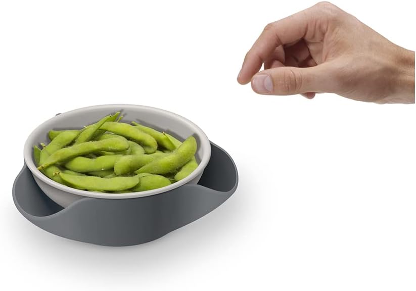 Joseph Joseph Double-Dish Servierschale für Oliven, Nüsse, perfekt für Aperitifs, Grey, Pistazie