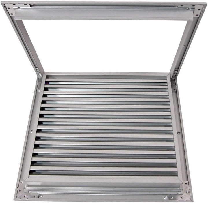 Lüftungsgitter LG-3030 DORAA Lamellengitter Alu 335 x 335 mm Zuluft Abluftgitter