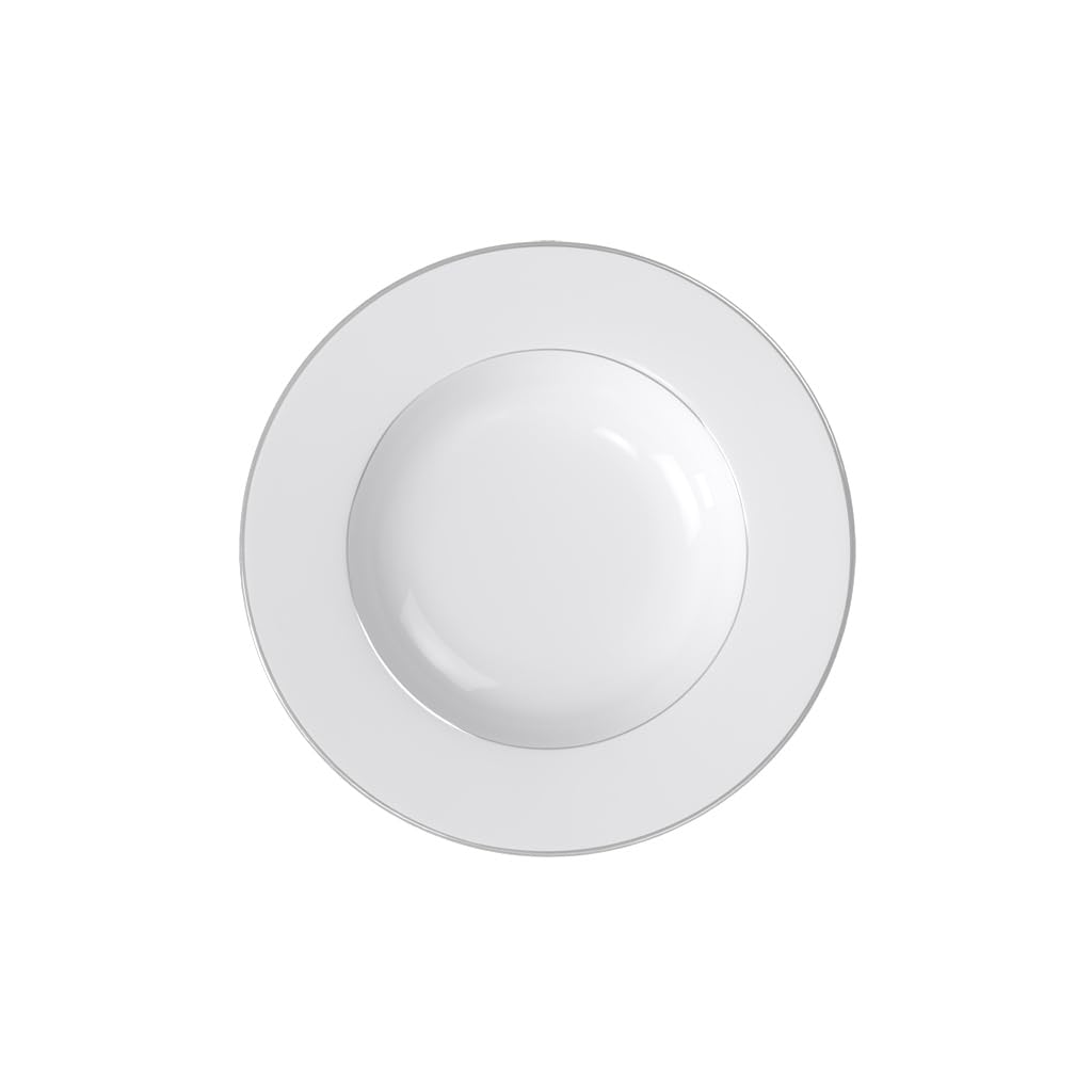 Villeroy & Boch Anmut Platinum No.1 Suppenteller 24 cm Elegant & Klassisch, 24 cm Elegant & Klassisc