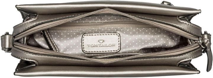 TOM TAILOR bags MARINA Damen Umhängetasche S, 23x9x15 Old Silver, Old Silver